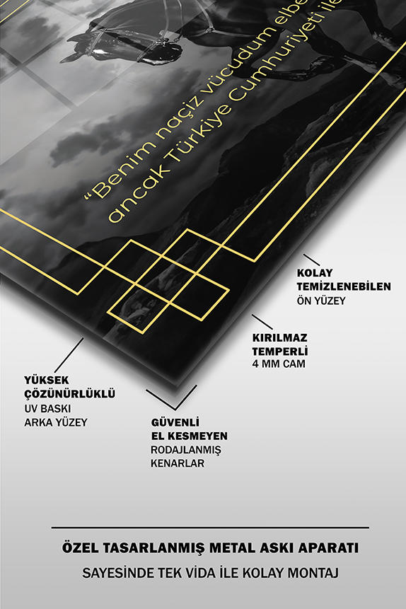 Atatürk%20Özel%20Tasarım%2016%20Siyah%20Beyaz%20Yatay%20Cam%20Tablo