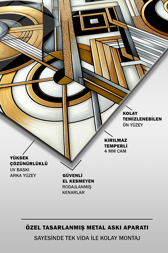 Altın%20Sarısı%20Soyut%20Tasarım%202%20Kare%20Cam%20Tablo