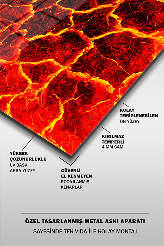 Kızgın%20Lav%20Dekoratif%20Yatay%20Cam%20Tablo