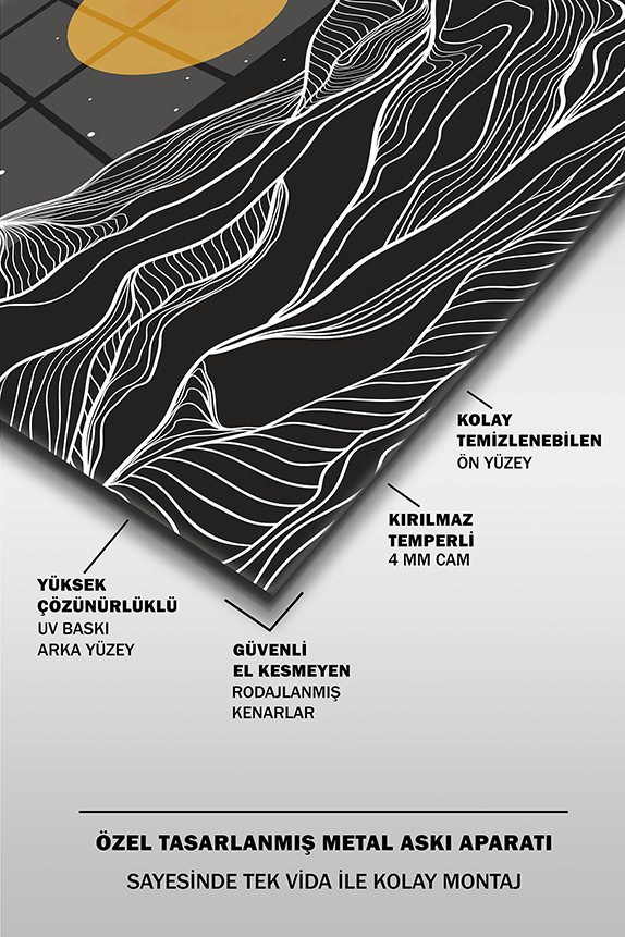 Altın%20Çizgiler%20Dağ%20Manzarası%20Dekoratif%20Yatay%20Cam%20Tablo