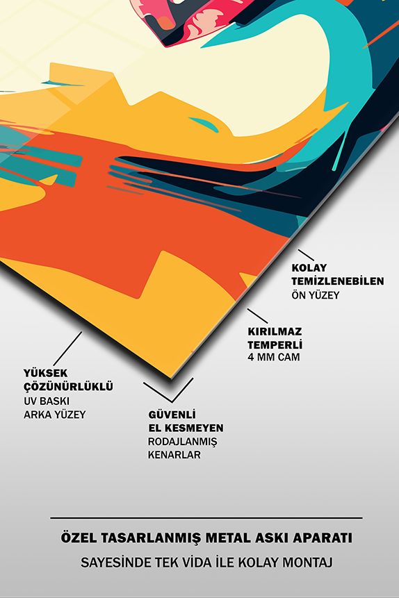 Pop%20Art%20Sarışın%20Kadın%20Portre%20Dikey%20Cam%20Tablo