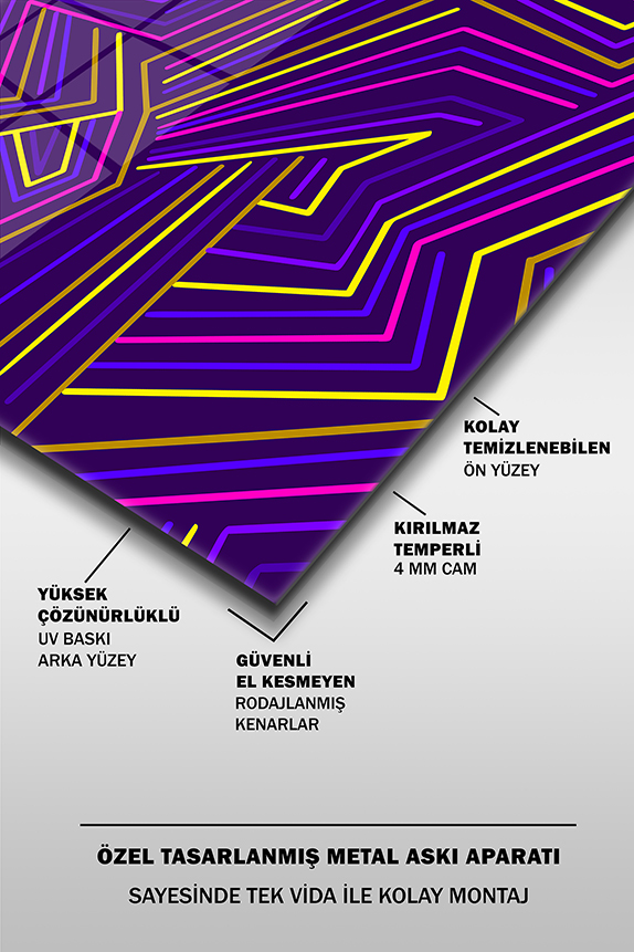 Mor%20Neon%20Zigzag%20Soyut%20Desen%20Dekoratif%20Yatay%20Cam%20Tablo