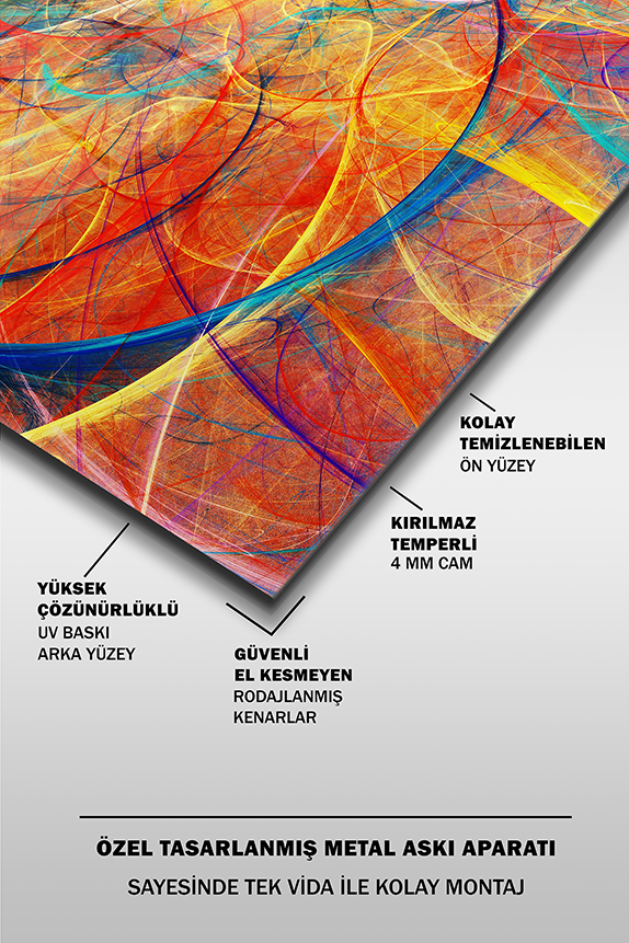 Sıçratma%20Stil%20Çok%20Renkli%20Soyut%20Desen%20Yatay%20Cam%20Tablo