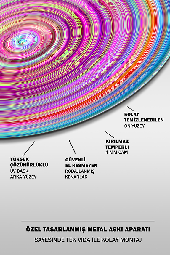 Hipnotik%20Pembe%20Halkalar%20Yuvarlak%20Cam%20Tablo