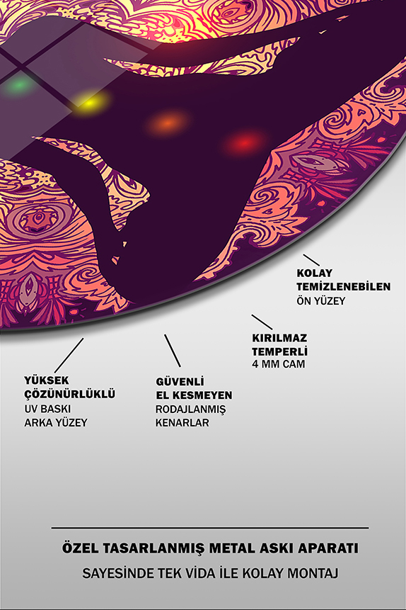 Meditasyon%20Çakra%20Yuvarlak%20Cam%20Tablo