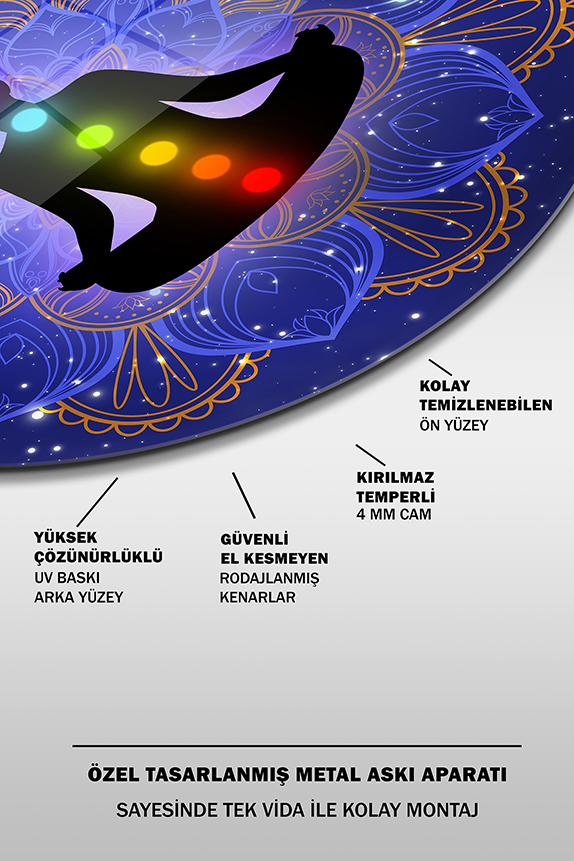7%20Çakra%20Yuvarlak%20Cam%20Tablo