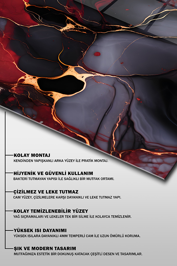 Kırmızı%20Mermer%202%20Desen%20Ocak%20Arkası%20Koruyucu
