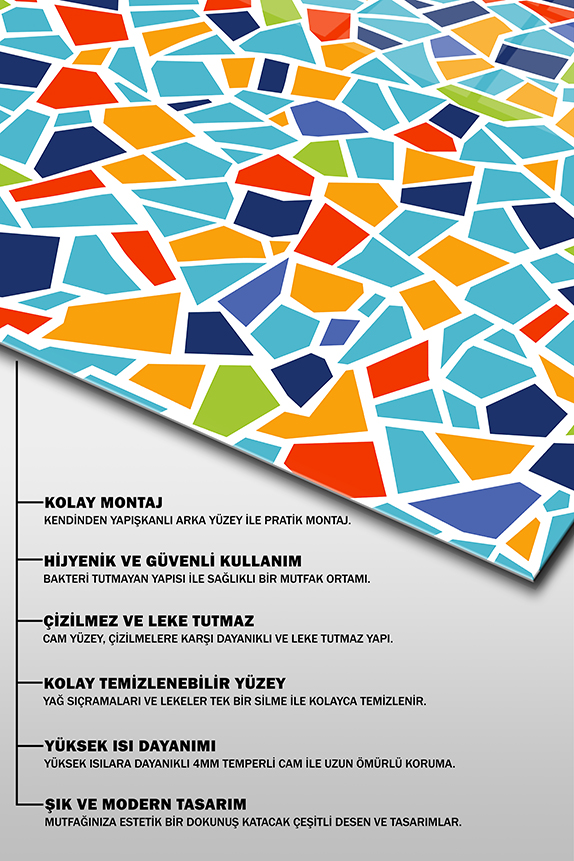 Renkli%20Mozaik%204%20Desen%20Ocak%20Arkası%20Koruyucu