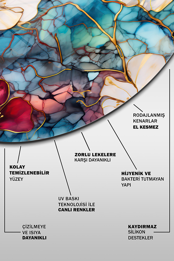 Lüks%20Çiçek%20Desen%20Yuvarlak%20Cam%20Supla